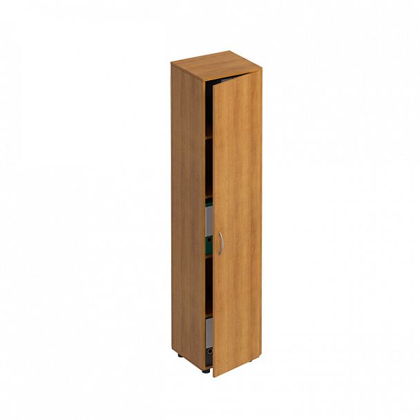 Шкаф для документов узкий закрытый "Формула" ФР 306 вяз светлый - Вид 1
