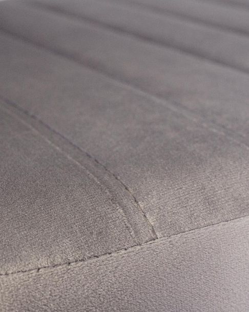 Стул барный DOBRIN CHARLY GOLD (серый велюр (MJ9-75)) - Вид 7