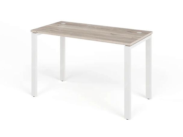 TANDEM RTD060-MK-120-MA Стол прямой на металлокаркасе ун-й 1200х600х750 Дуб Маувелла/Белый - Вид 1