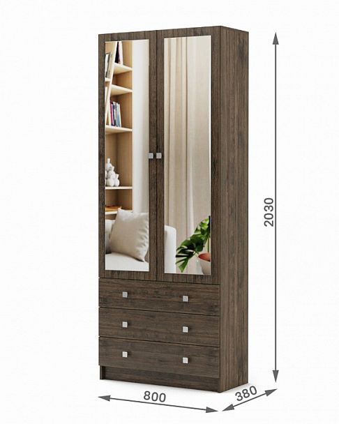 Шкаф платяной Бостон-12 - Вид 2