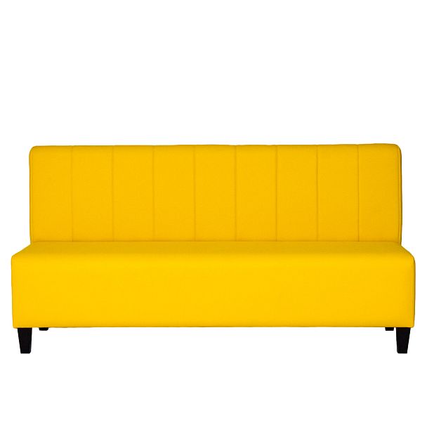 Диван Линейный, кожзам yellow - Вид 3
