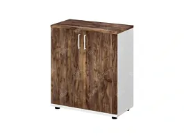 TANDEM RTD048-73U-SH Шкаф закрытый ун-й 730х380х832 Таксония шоколадная/Белый - Фото предпросмотра