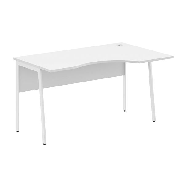 Стол прямой СА-2P(R) Белый/Белый 1400х900х755 IMAGO PLUS - Вид 1