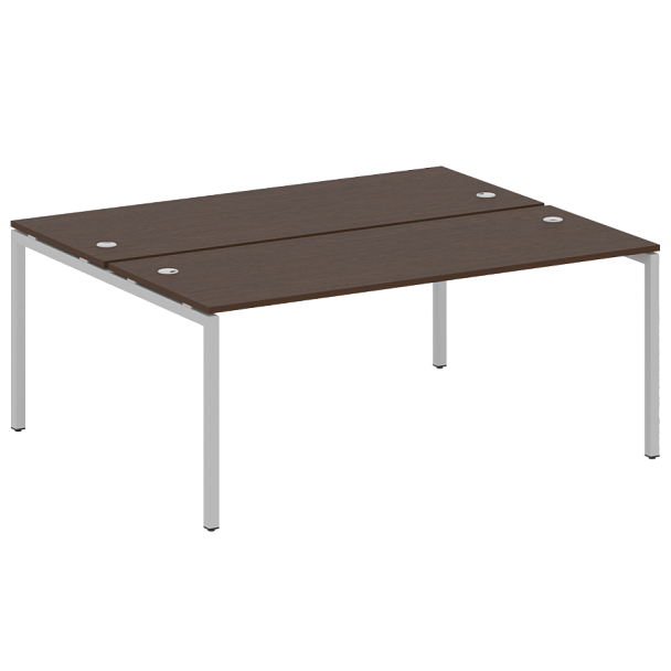 Metal System Quattro Р. ст. на П-образном м/к 40БП.РАС-СП-2.5 Венге/Серый металл 1800*1475*750 - Вид 1