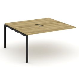 Concept Двойной наборный элемент рабочей станциии CN.DNRS-004 Дуб Винченцо/Металл Черный 1580*1480*750 - Фото предпросмотра