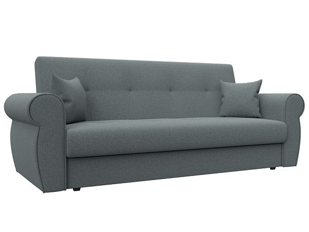 Диван-книжка Лига-019 Рогожка серый - Вид 1