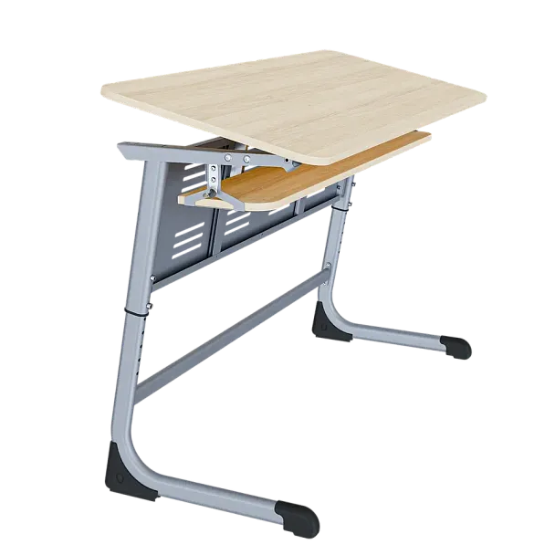 Парта Smart на плоскоовале 2М с РН (столеш. ЛДСП ЗУ, экран ПЭ, полка), гр.4-6 - Вид 5