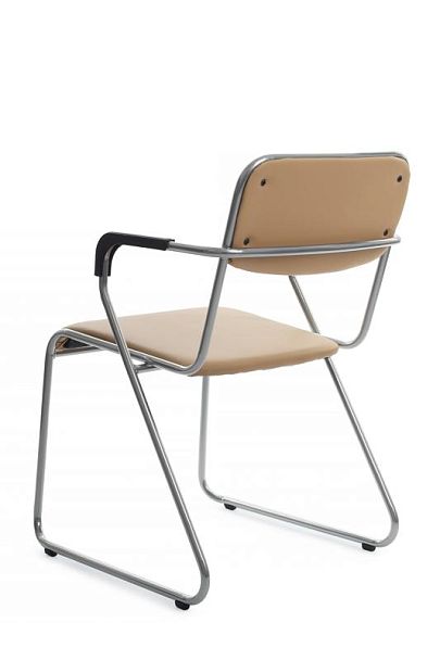 Кресло Nix Plus RCH OMKL-04 Бежевый/Металл окрашенный Хром - Вид 5