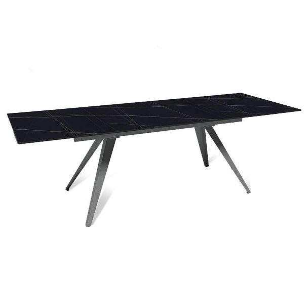 Стол раскладной Asti (160+40+40), керамика матовая Black Gold - Вид 4