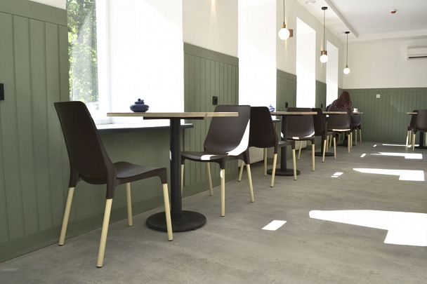 Стул Sheffilton SHT-S75 коричневый коричневый/ваниль - Вид 6