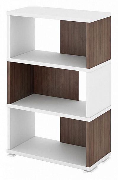 Стеллаж СБ-10/3 Белый/Шамони - Вид 1