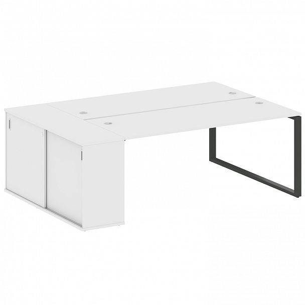 Рабочая станция "Metal System" БО.РС-СШК-1.5 белый/антрацит - Вид 1