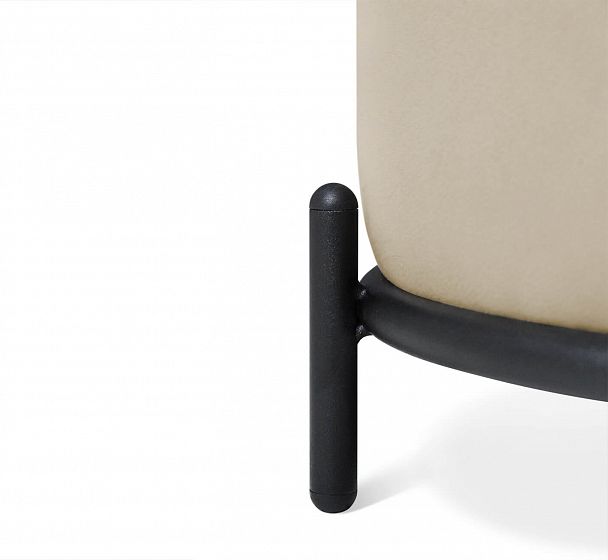 Пуф Sheffilton SHT-B7 ванильный крем/черный муар - Вид 5