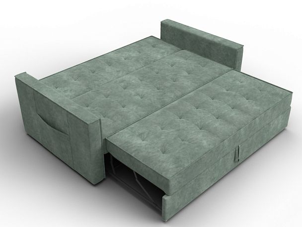 Диван прямой Лига-104 (160) Велюр зеленый - Вид 8