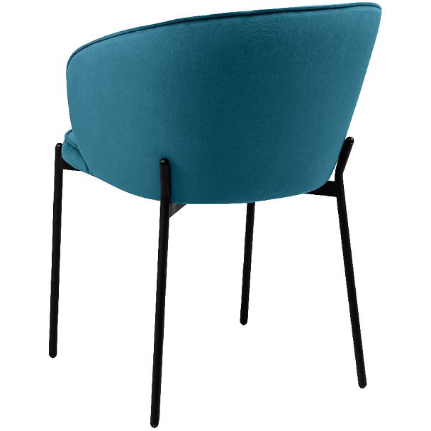 Стул кухонный Миэль изумрудный велюр/черный - Вид 5