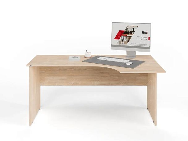 ЛАЙТ / LIGHT RLG004-16x9R Угловой стол 160x90x75 Дуб Сонома - Вид 2