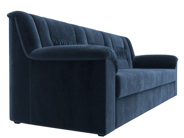 Диван прямой Карелия Велюр синий - Вид 3