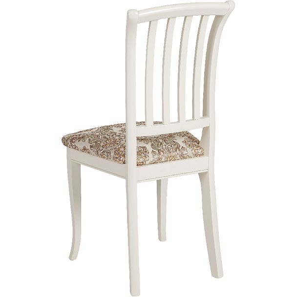 Комплект деревянных стульев с мягким сиденьем Бэль Слоновая кость/Бежевый жаккард, 3 шт. - Вид 5