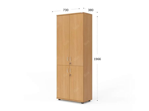 UNITY РШК-02-2 БУК Закрытый шкаф Прямой 730x380x1966 - Вид 4