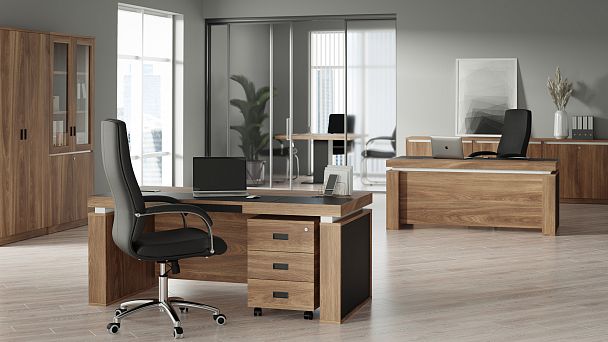 Креденция Liverpool 90x45x81 орех - Вид 5