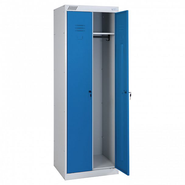 Шкаф металлический для одежды ШРК-22-600, двухсекционный, 1850х600х500 мм, 30 кг, разборный - Вид 2