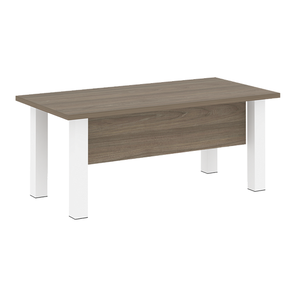 Yalta Стол руководителя LT.D-18.1 Вяз/Белые опоры 1800*900*750 - Вид 1