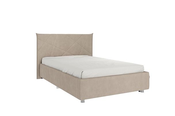 Кровать с основанием Бест 120х200 см ZO.KM1.2-02.2170 капучино (велюр) - Вид 2
