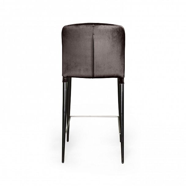 Стул полубарный Albert, бархат антрацит 14/опора конус - Вид 6