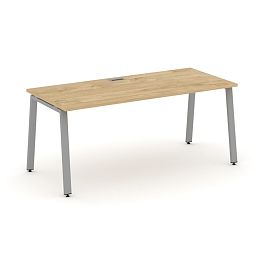 Style Project Direct Direct Стол письменный SN-6A.SR-024.M Тиквуд Светлый/Металл Серый 1580*800*750 - Фото предпросмотра