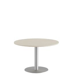 Стол переговорный Tess 120x120x76 дуб шамони светлый - Фото предпросмотра