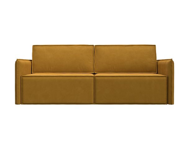 Диван прямой Либерти Велюр желтый - Вид 2