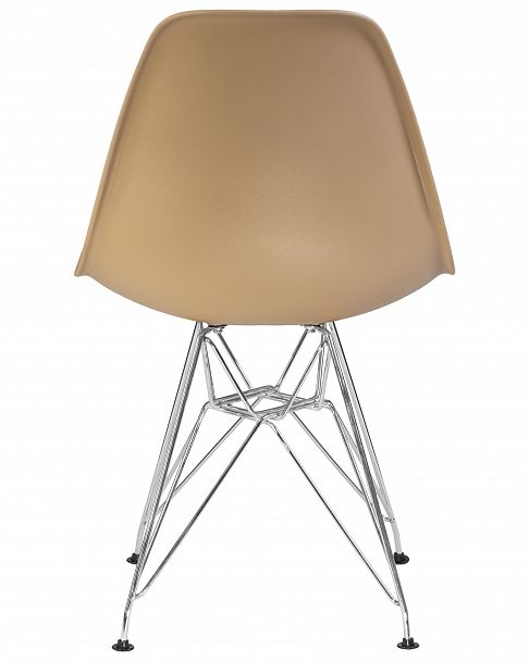 Стул обеденный DOBRIN DSR (ножки хром, цвет бежевый (GR-03)) - Вид 5