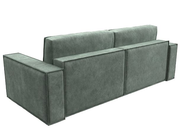 Диван прямой Куба Велюр зеленый - Вид 6