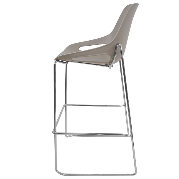 Стул Q5 (пруток, барный), серый - Вид 4