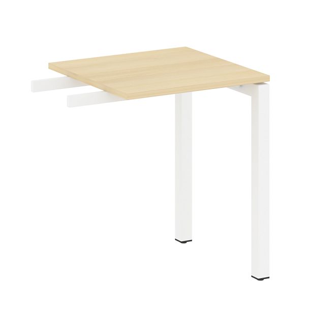 Metal System Quattro Приставной элемент на П-образном м/к 50БП.ПР-1 Акация/Белый металл 600*600*750 - Вид 1