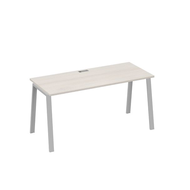 Стол письменный на металлокаркасе TRE A4 А4 Б3 015 БП дуб / металлокаркас серый - Вид 1