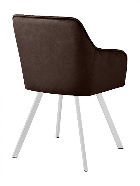 Комплект кресел поворотных Мони, Confetti coffee/белый, 2 шт. - Вид 5