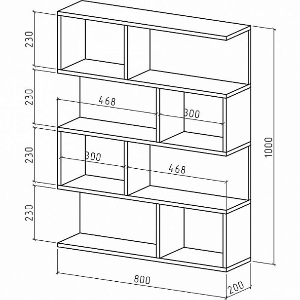 Полка навесная Лайт-17 - Вид 2