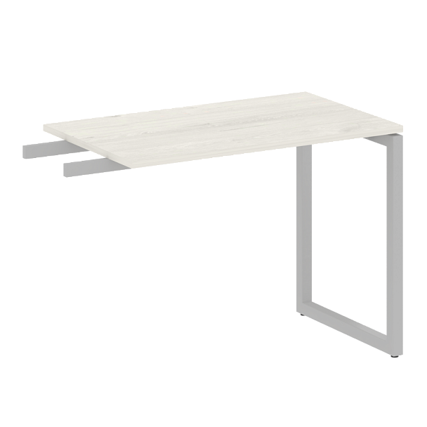 Metal System Quattro Приставной элемент на О-образном м/к 40БО.ПР-3 Дуб наварра/Серый металл 1000*600*750 - Вид 1