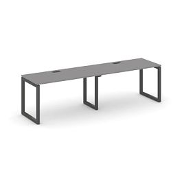 Стайл Проджект Рабочая станция односторонняя SN-5O.ORS-002 Серый Пепел/Металл Антрацит 2360*600*750 - Фото предпросмотра