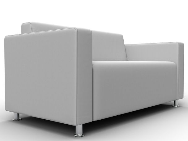 Диван прямой Лига-093 ВН Экокожа белый - Вид 3