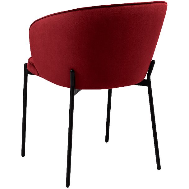 Комплект кухонных стульев Миэль бордовый велюр/черный, 3 шт. - Вид 5