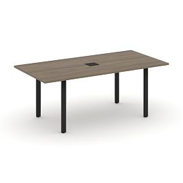 Style Project Direct Direct Стол переговорный SN-6P.SPRG-198 Вяз Благородный/Металл Черный 1980*980*750 - Фото предпросмотра