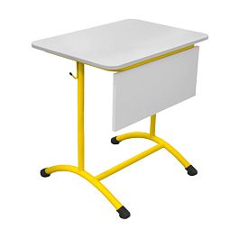 Стол ученический Мега ЛДСП 1М (Н), одноместный, нерегулируемый, с экраном ЛДСП (дополнительные цвета RAL), гр.5 - Фото предпросмотра
