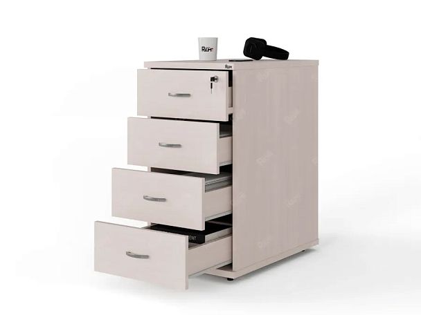 ЛАЙТ / LIGHT RLG022 Тумба 4 ящика 40x50x75 Дуб Молочный - Вид 2