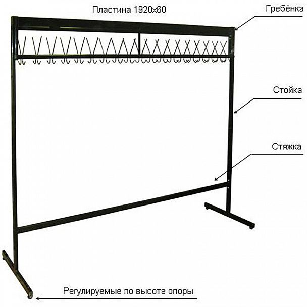 Вешалка М163-05 на 38 крючков - Вид 2