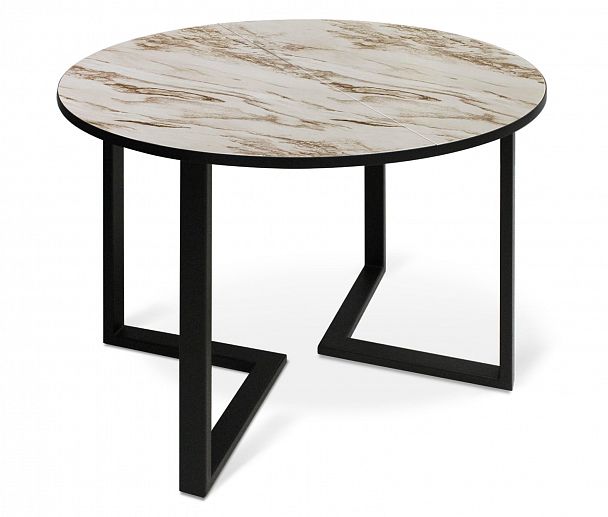 Стол раздвижной Sheffilton SHT-T41/100-140 браун cтоун/черный - Вид 2