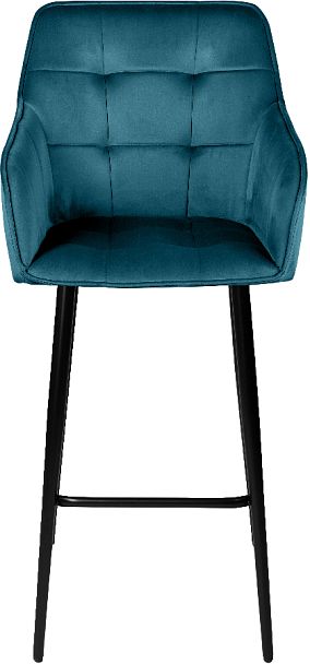Барное поворотное кресло Мони К, Confetti izumrud/черный - Вид 3