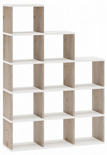 Стеллаж Бартоло СЛД 5 Белый/Нельсон - Вид 1