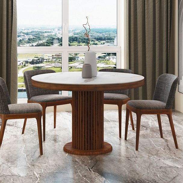 Стол Denver 110, круглый матовый - Вид 5